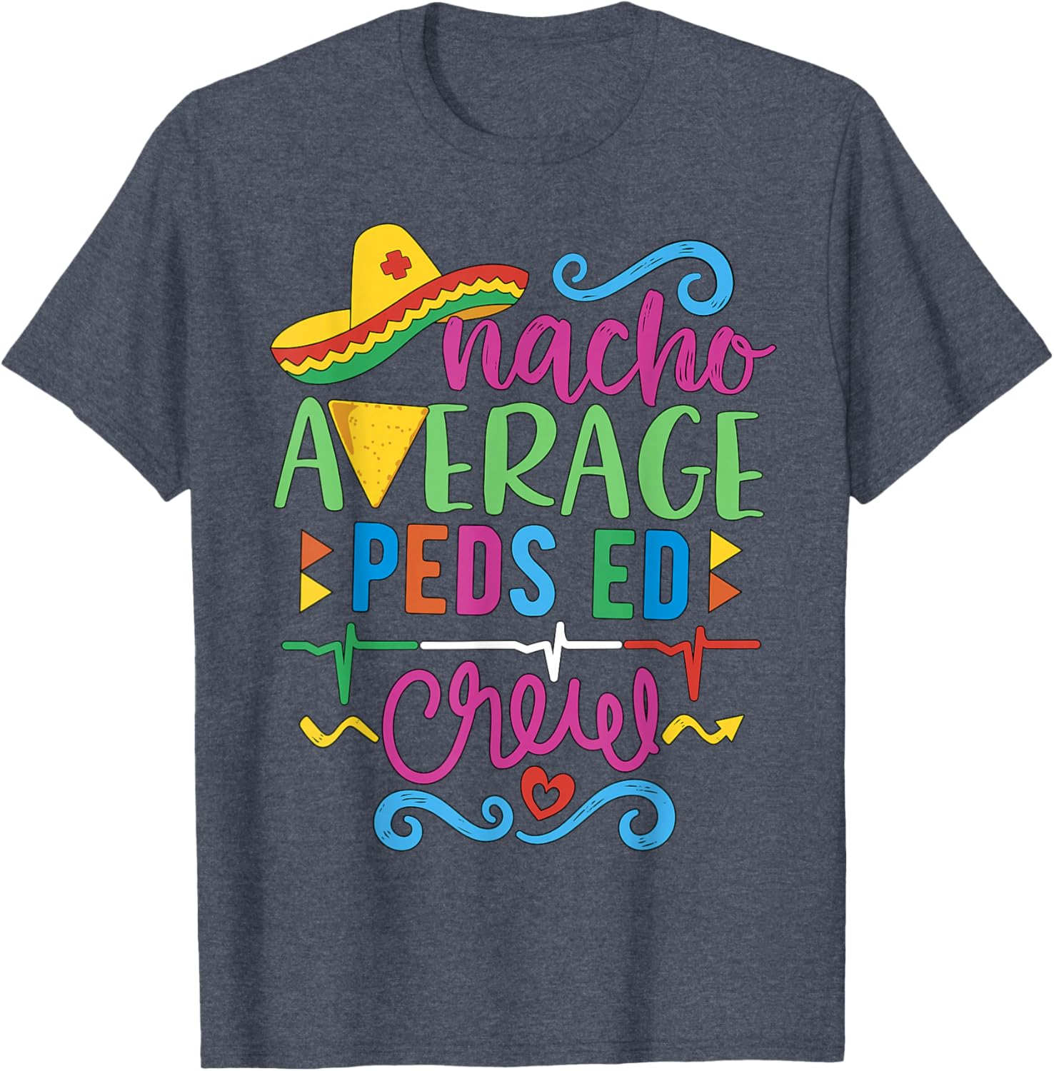 Emergency Nurse Techs Peds ED Crew T-Shirt for Pediatric Healthcare Heroes - 21