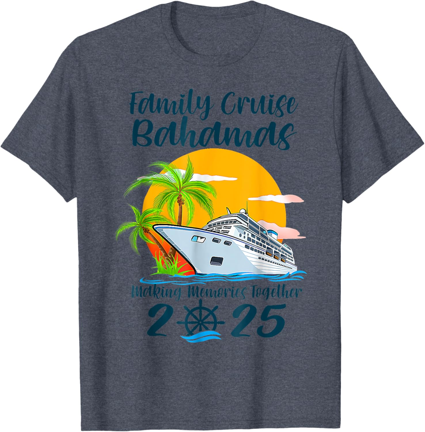 Family Cruise Bahamas Vacation 2025 T-Shirt for Making Memories Together - 9