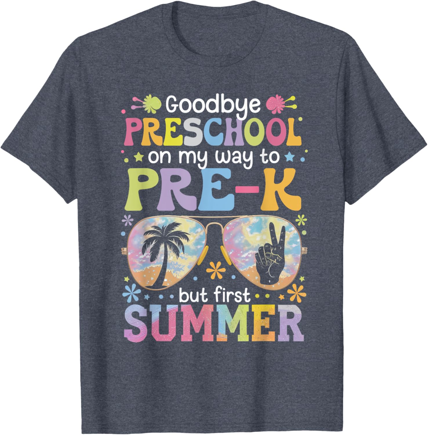 Goodbye Preschool Pre-K Last Day of School Fun T-Shirt for Kids - 9