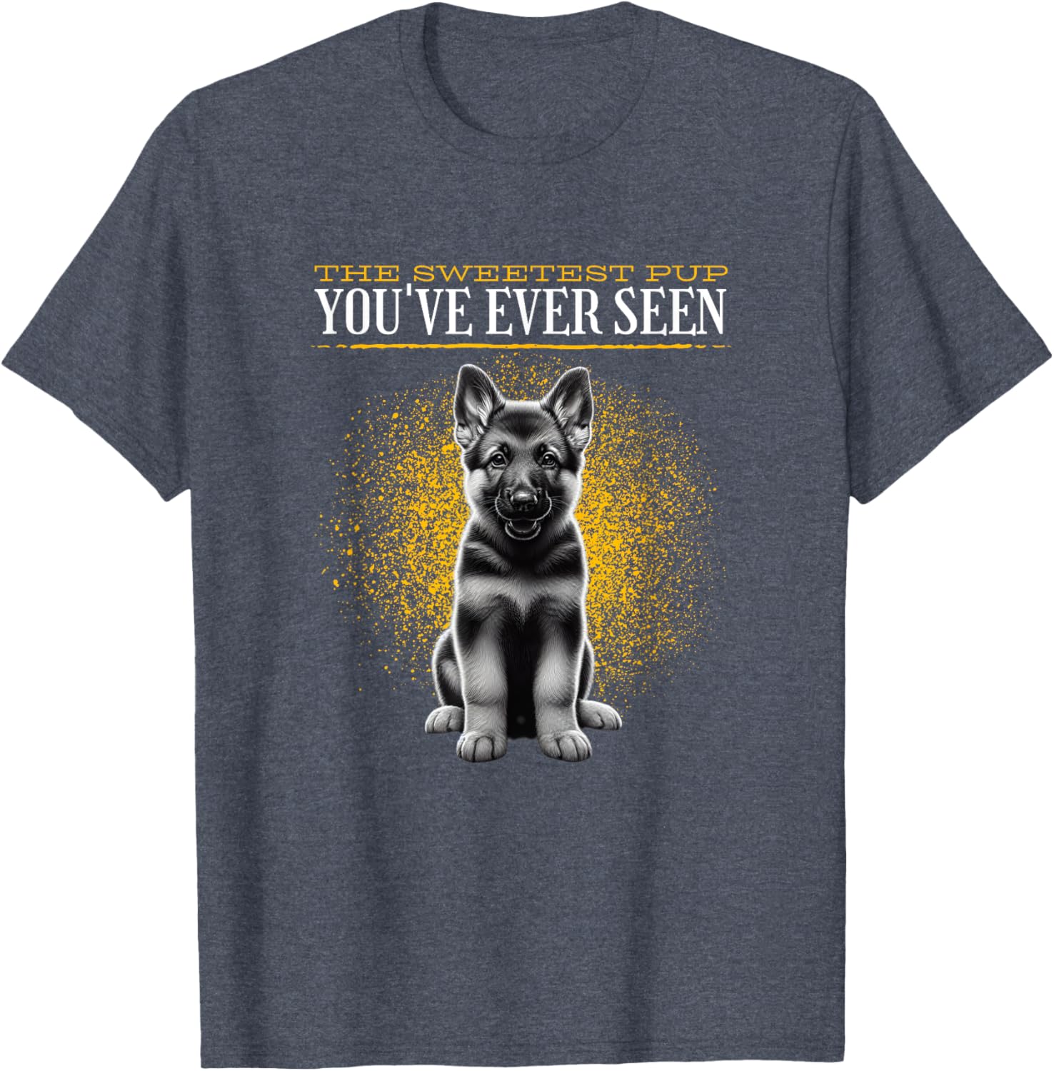 Cute German Shepherd Puppy T-Shirt for Dog Lovers and Pet Owners - 7
