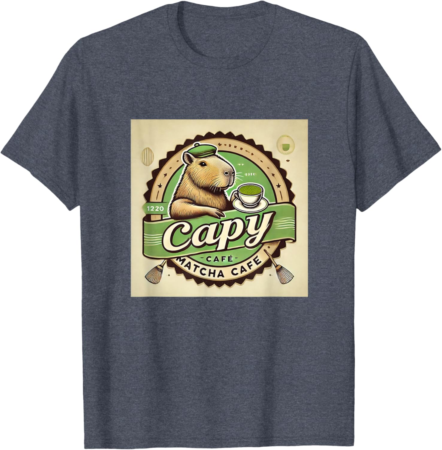 Capybara Cafe Coffee and Tea Lover T-Shirt for Animal Enthusiasts - 21