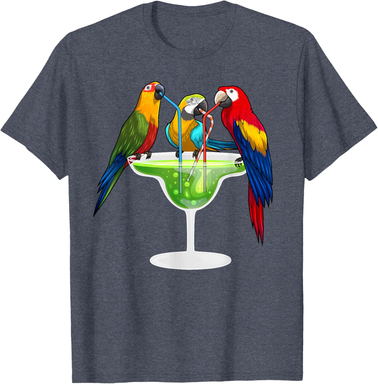 Cool Parrot Art T-Shirt for Bird Lovers - Fun Apparel for All Ages - 13