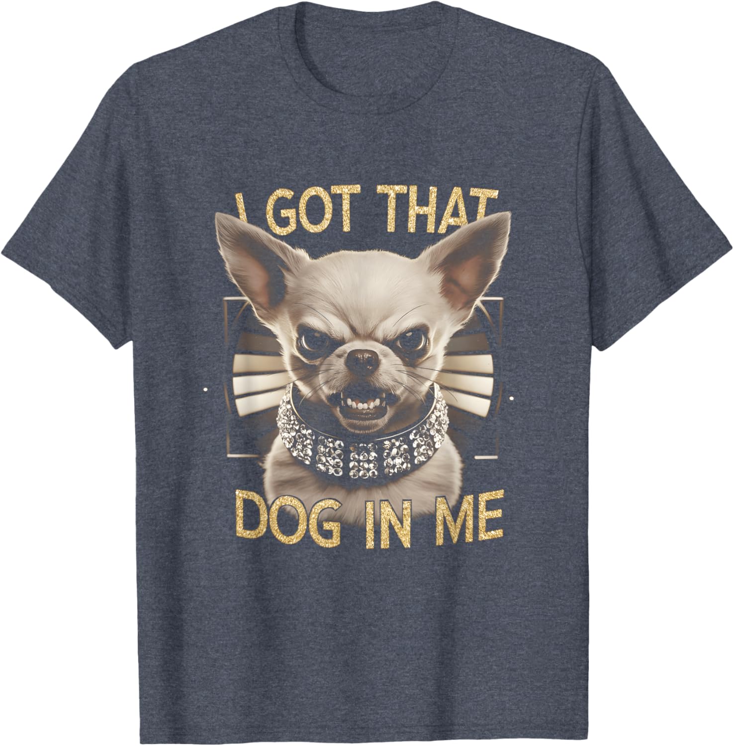 Funny Chihuahua T-Shirt with Angry Face for Dog Lovers Gift - 15