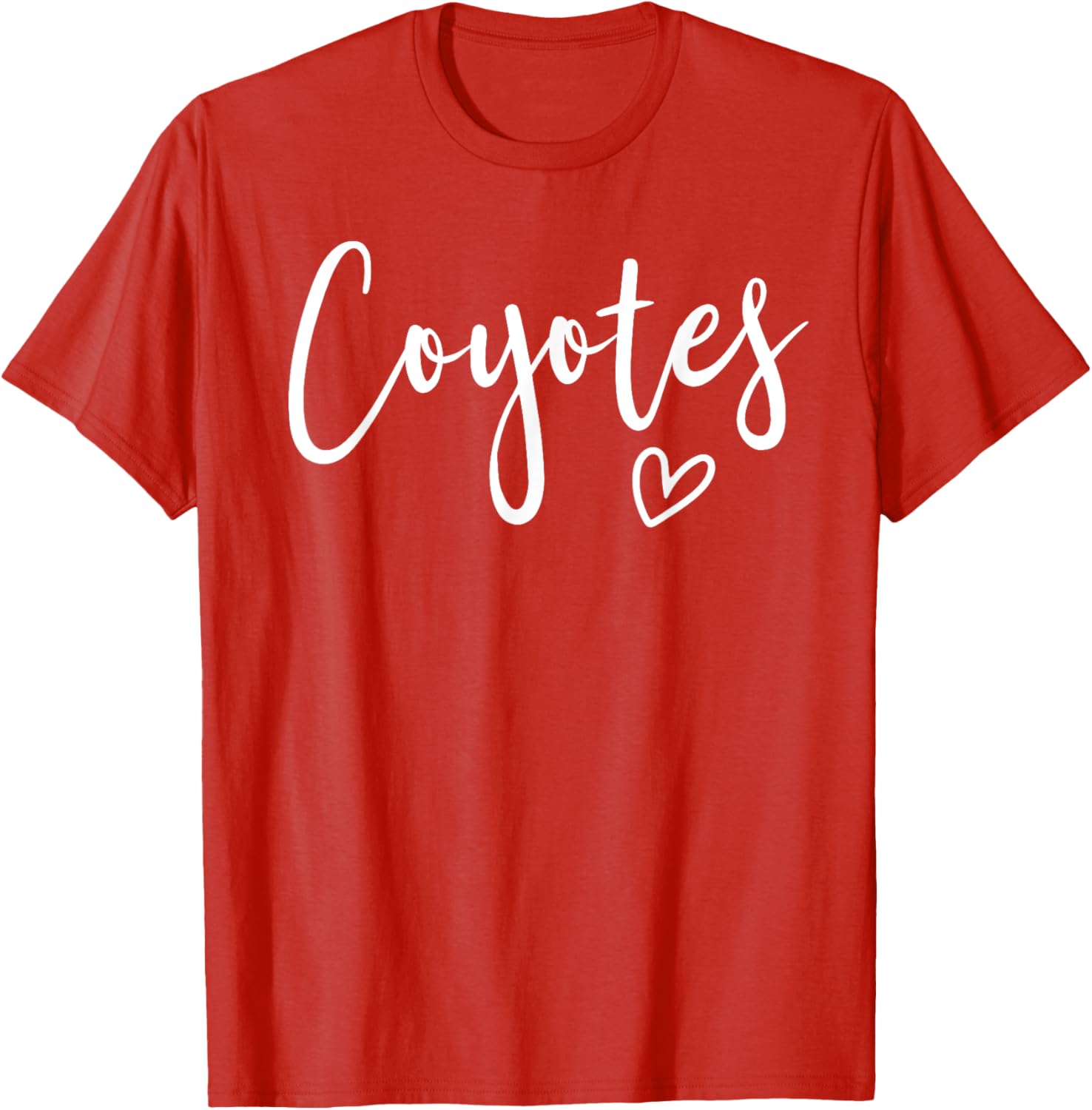 Coyotes High School Mascot Women's T-Shirt Stylish Team Apparel - 9