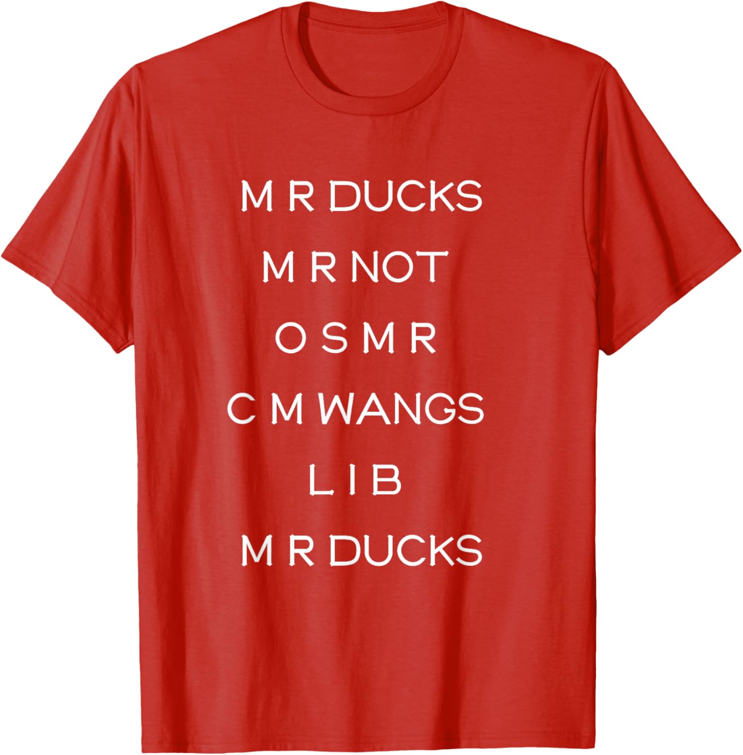 Funny M R Ducks T-Shirt with Wings Quote Pun for Animal Lovers - 2