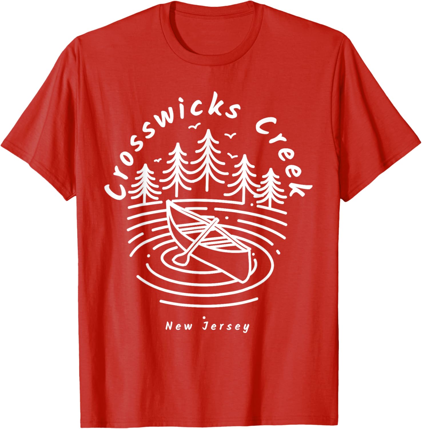 Crosswicks Creek New Jersey T-Shirt Perfect for Locals and Visitors - 4