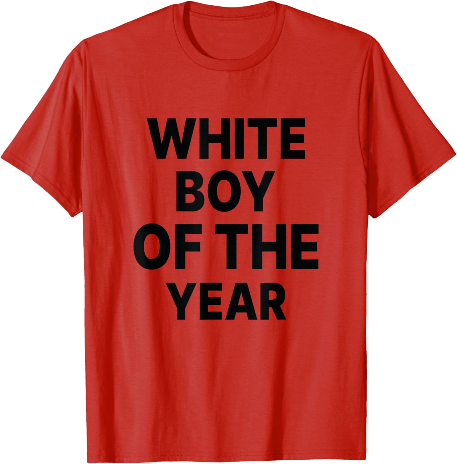 Funny White Boy Of The Year T-Shirt for Casual Style and Fun Wear - 10