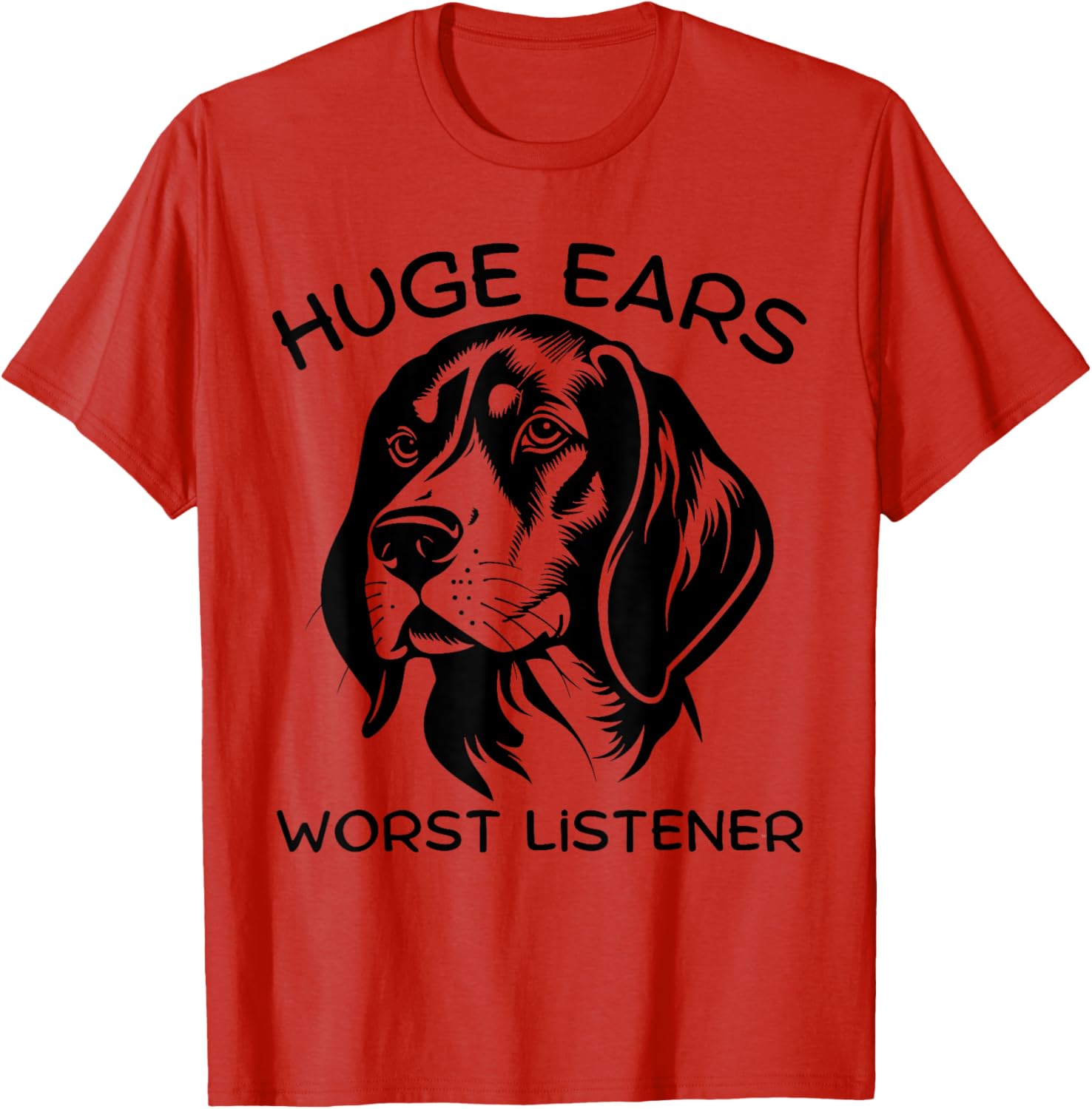 Funny Beagle Dog T-Shirt for Men and Women with Huge Ears and Attitude - 12