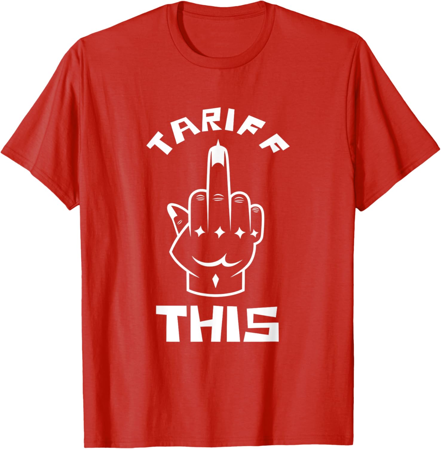 Funny Tariff This Middle Finger T-Shirt for Inflation and High Prices - 5