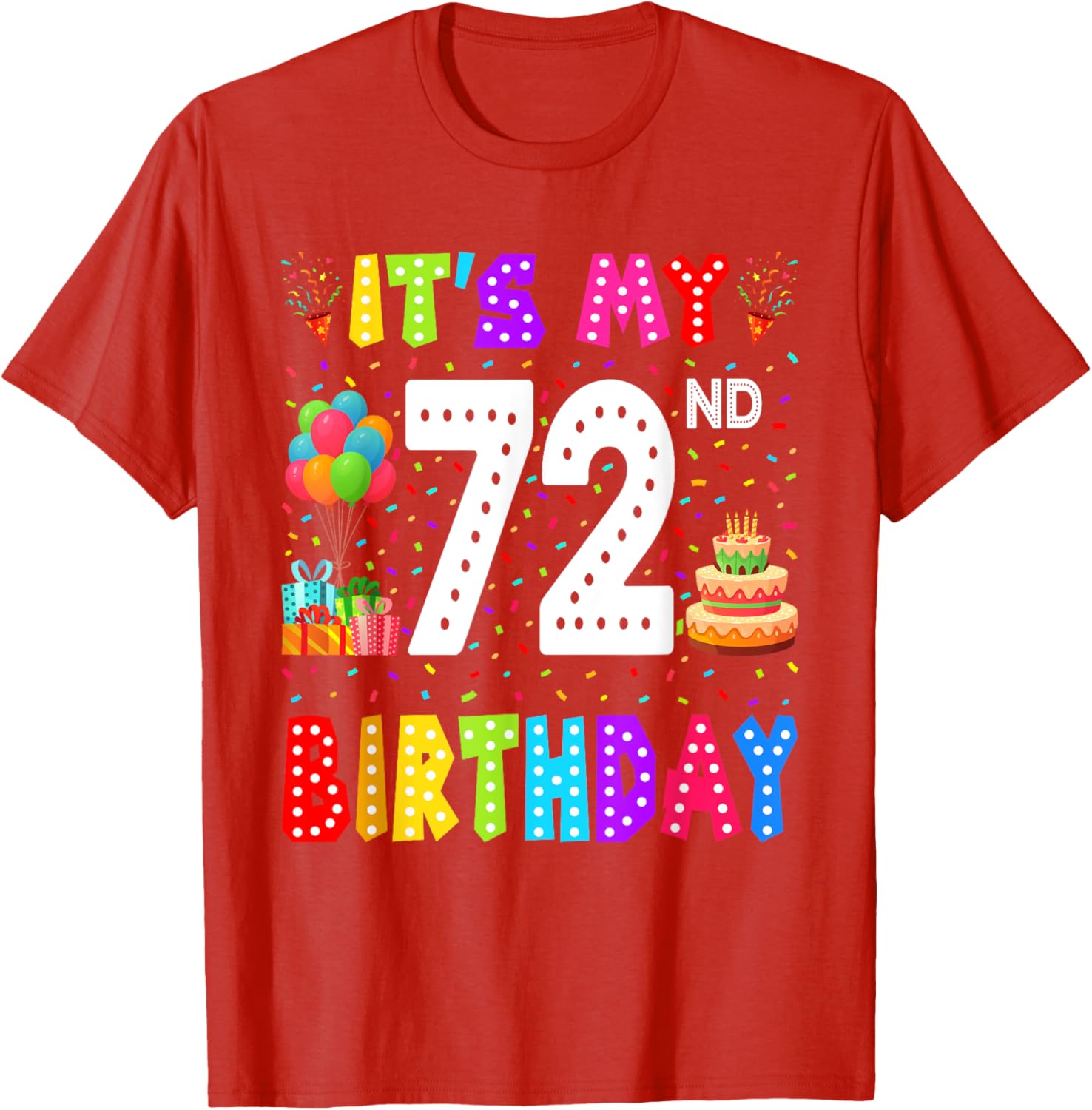 Funny 72nd Birthday T-Shirt for Men and Women - Perfect Gift Idea - 2