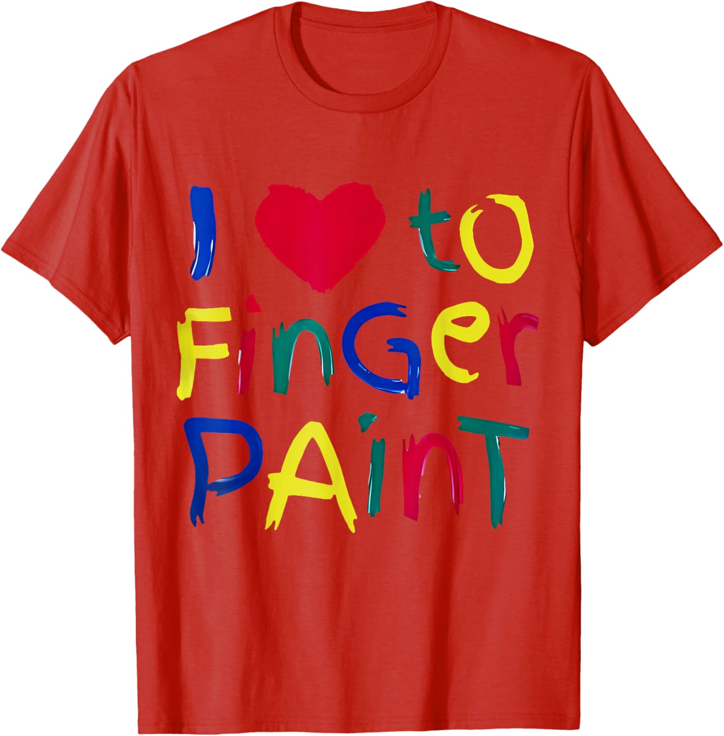 Cute Couple Finger Painting T-Shirt for Artsy Couples and Creative Fun - 21