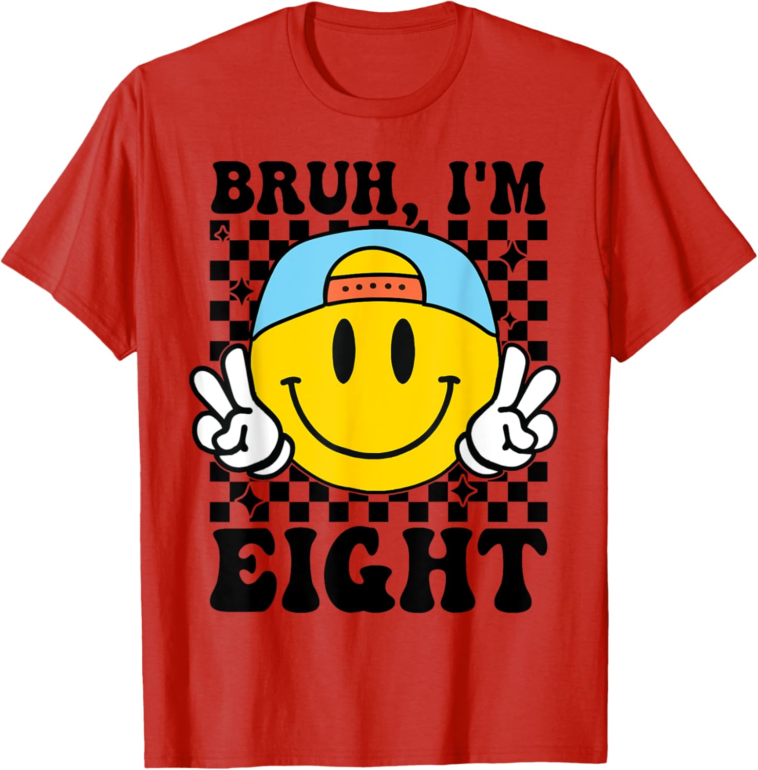 Groovy 8th Birthday T-Shirt for Boys and Girls Fun Gift Idea - 13