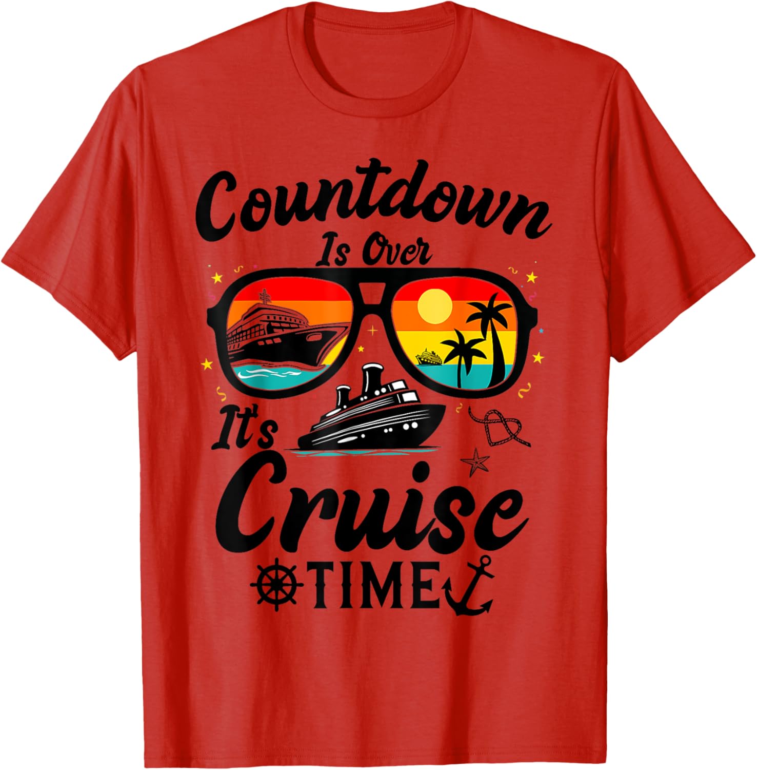 Cruise Time Countdown T-Shirt for Men and Women - Fun Vacation Apparel - 1