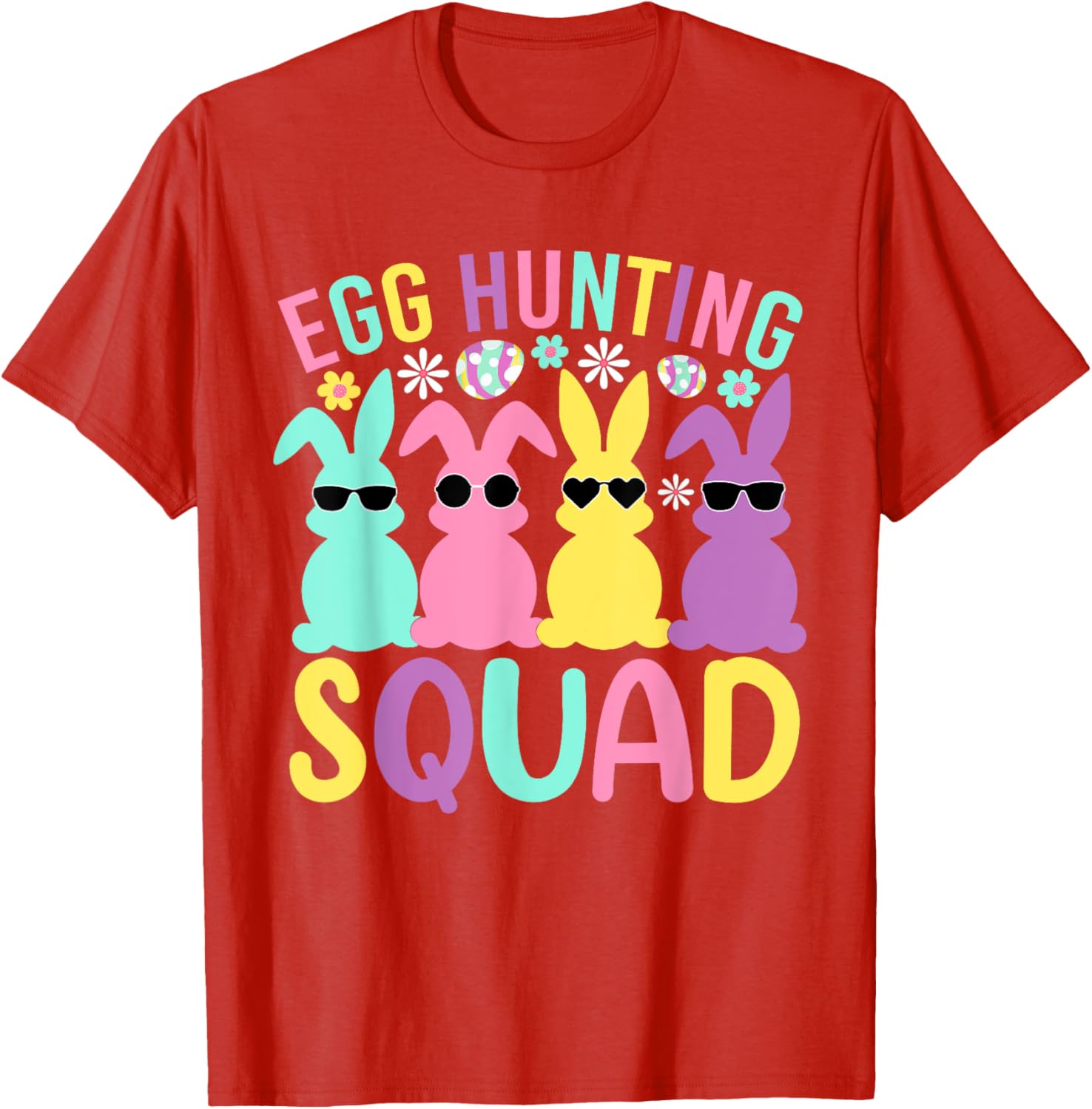 Egg Hunting Squad Family Bunny T-Shirt for Happy Easter Celebrations - 9