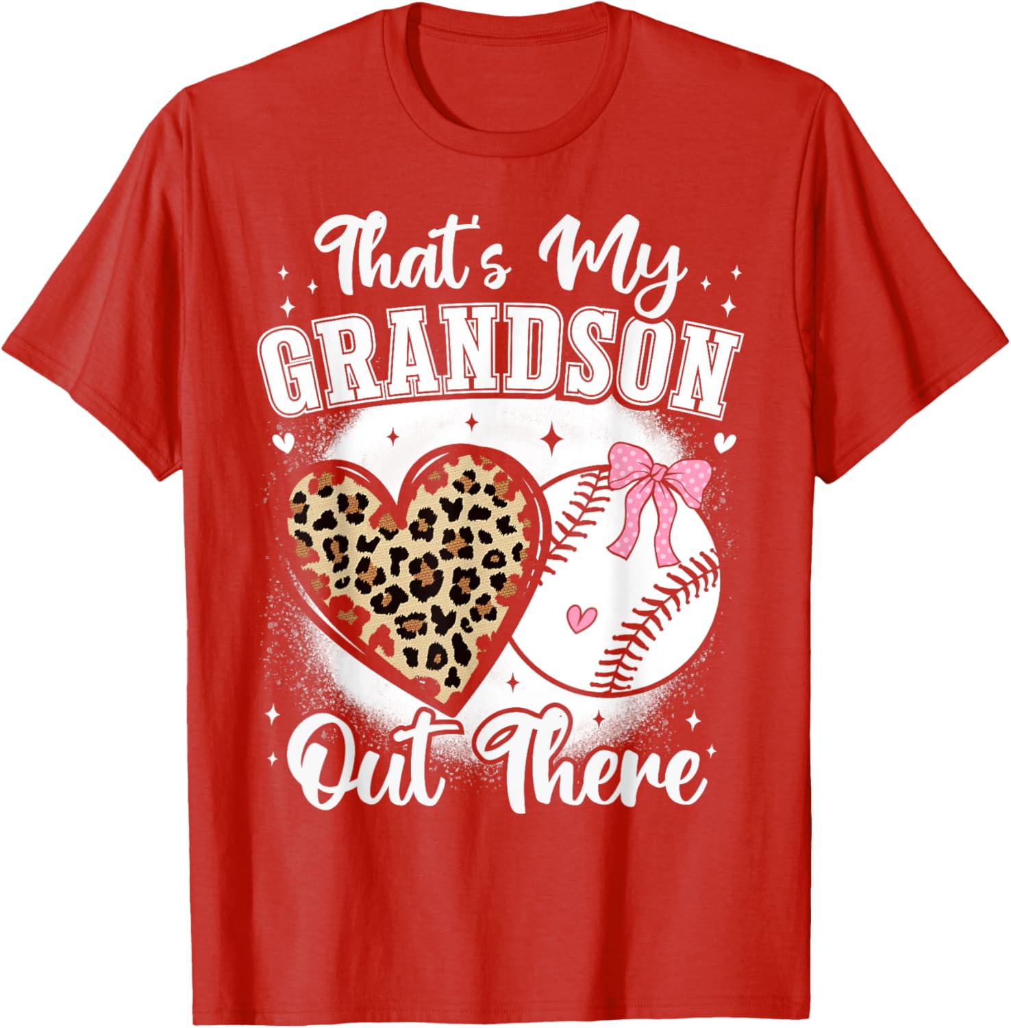Cheer Grandma Tshirt for Baseball Nana Proud of Her Grandson - 18