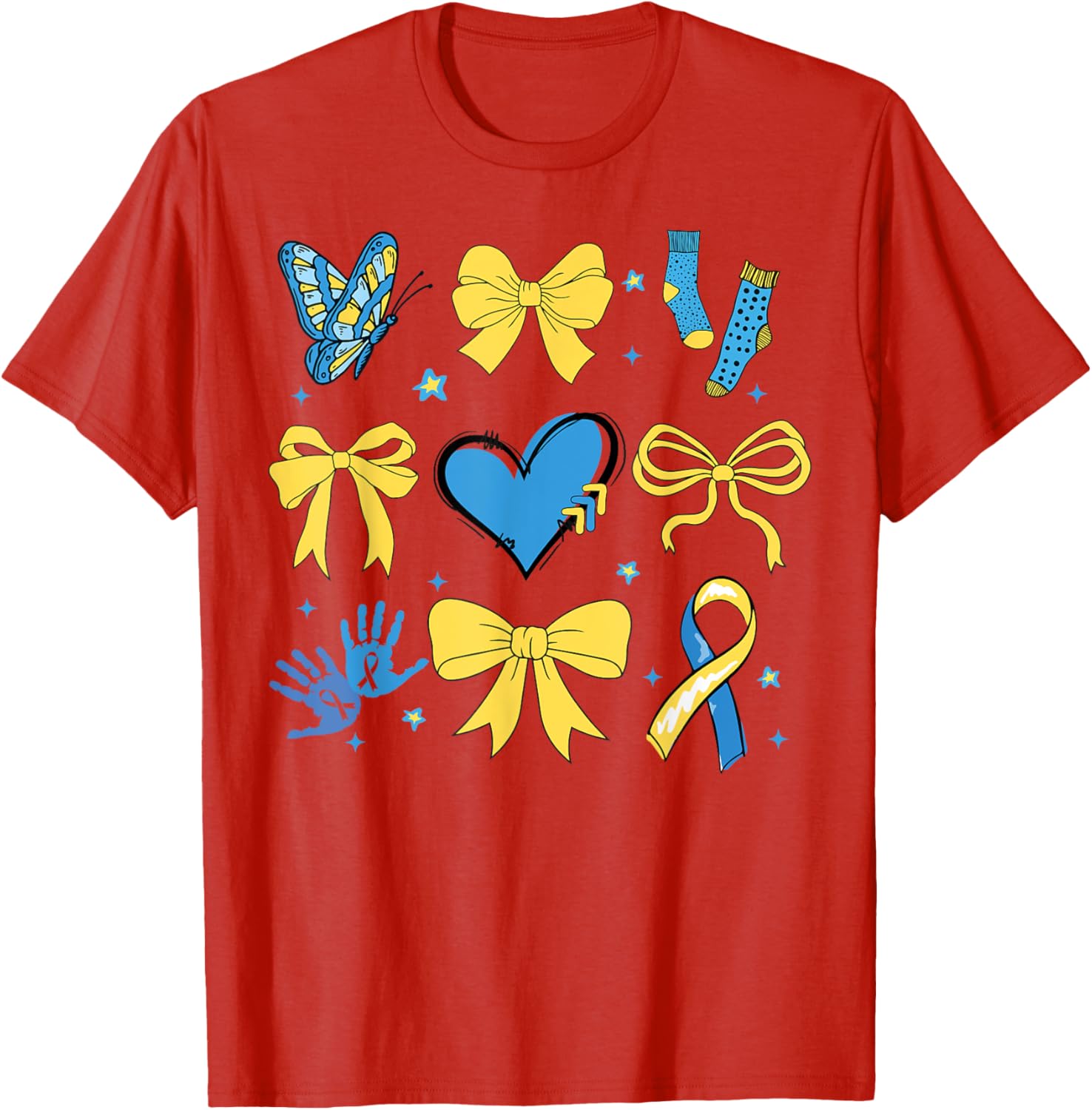 Coquette Bow T-Shirt for Girls - Trisomy 21 Down Syndrome Awareness - 4