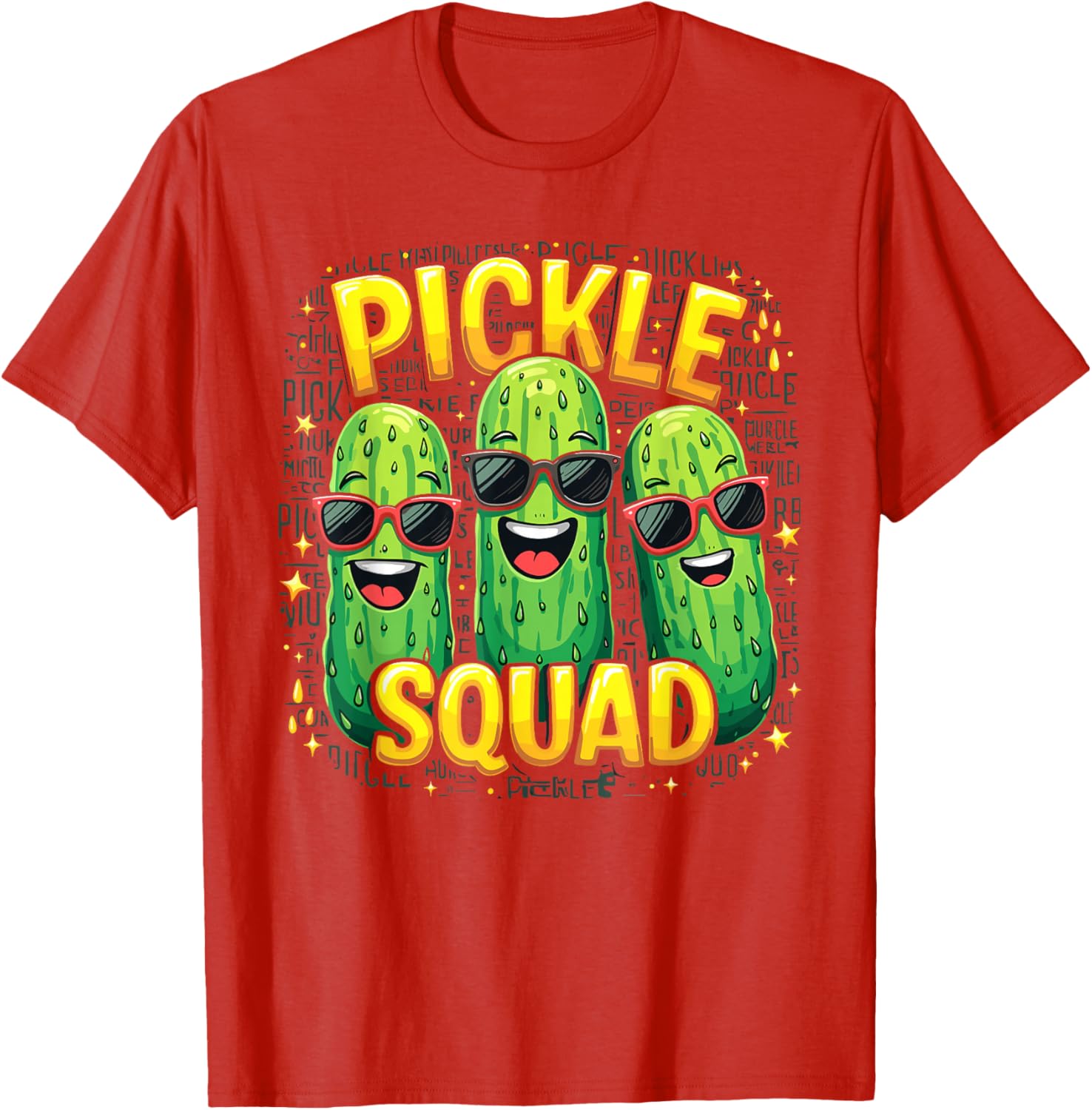 Cute Pickle Squad Shirt Fun Cucumber Jar T-Shirt for Pickle Lovers - 14