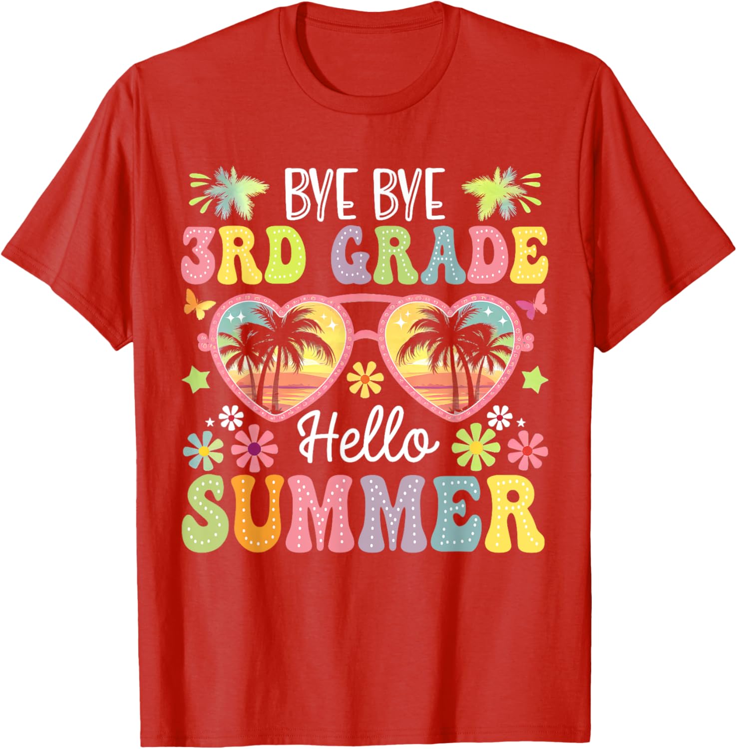 Goodbye 3rd Grade Hello Summer Kids T-Shirt for Boys Last Day of School - 14