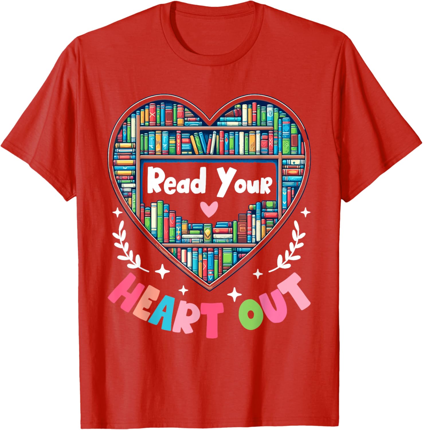 Cute Retro Reading T-Shirt for Women Perfect for Valentine's Day Gift - 13