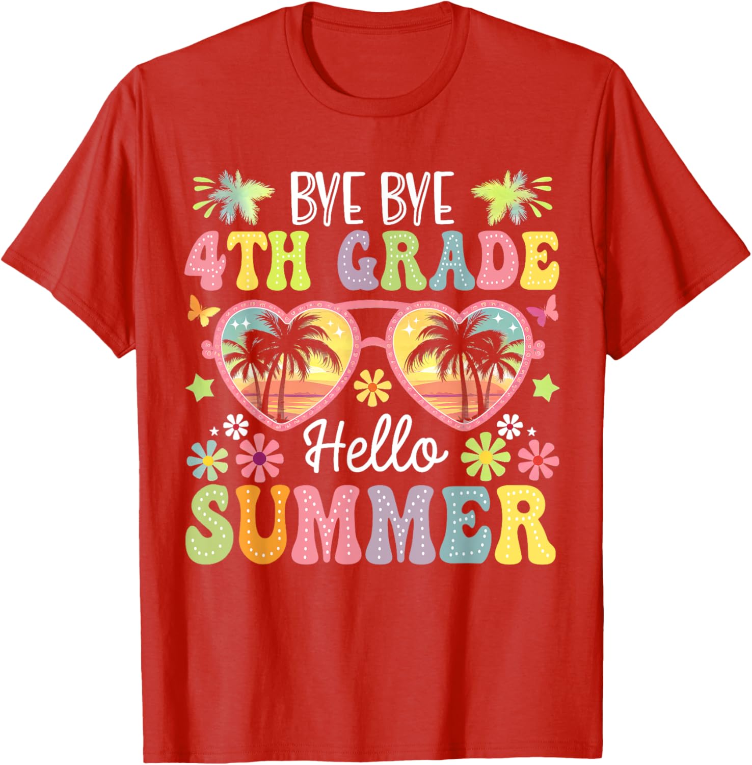 Goodbye 4th Grade Hello Summer Kids T-Shirt for Boys - Fun Last Day Style - 19
