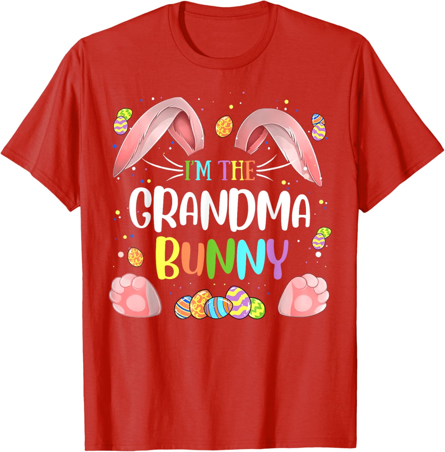 Cute Grandma Bunny Matching Family Easter T-Shirt for Holiday Fun - 17