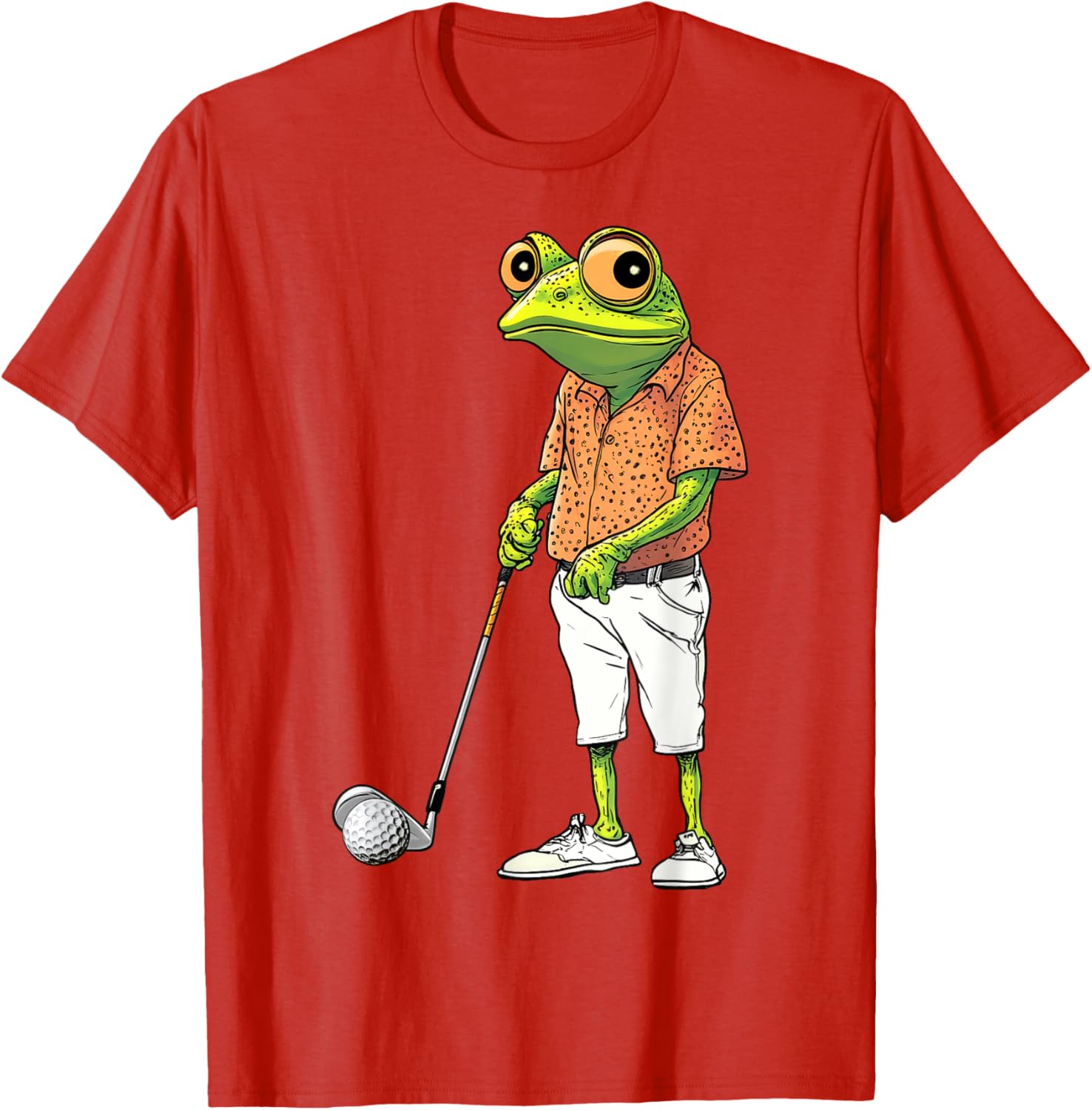 Cute Frog Golf Player T-Shirt for Golf Lovers and Animal Fans - 7