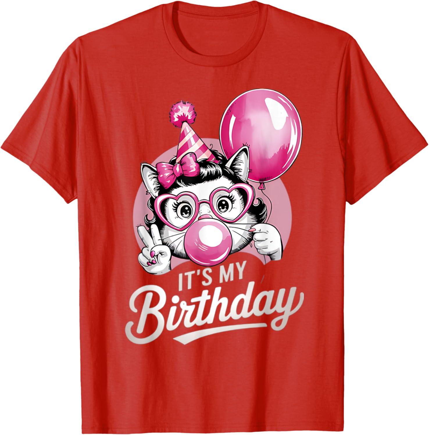 Cute Retro Monkey Birthday T-Shirt for Girls - Perfect Party Outfit! - 6