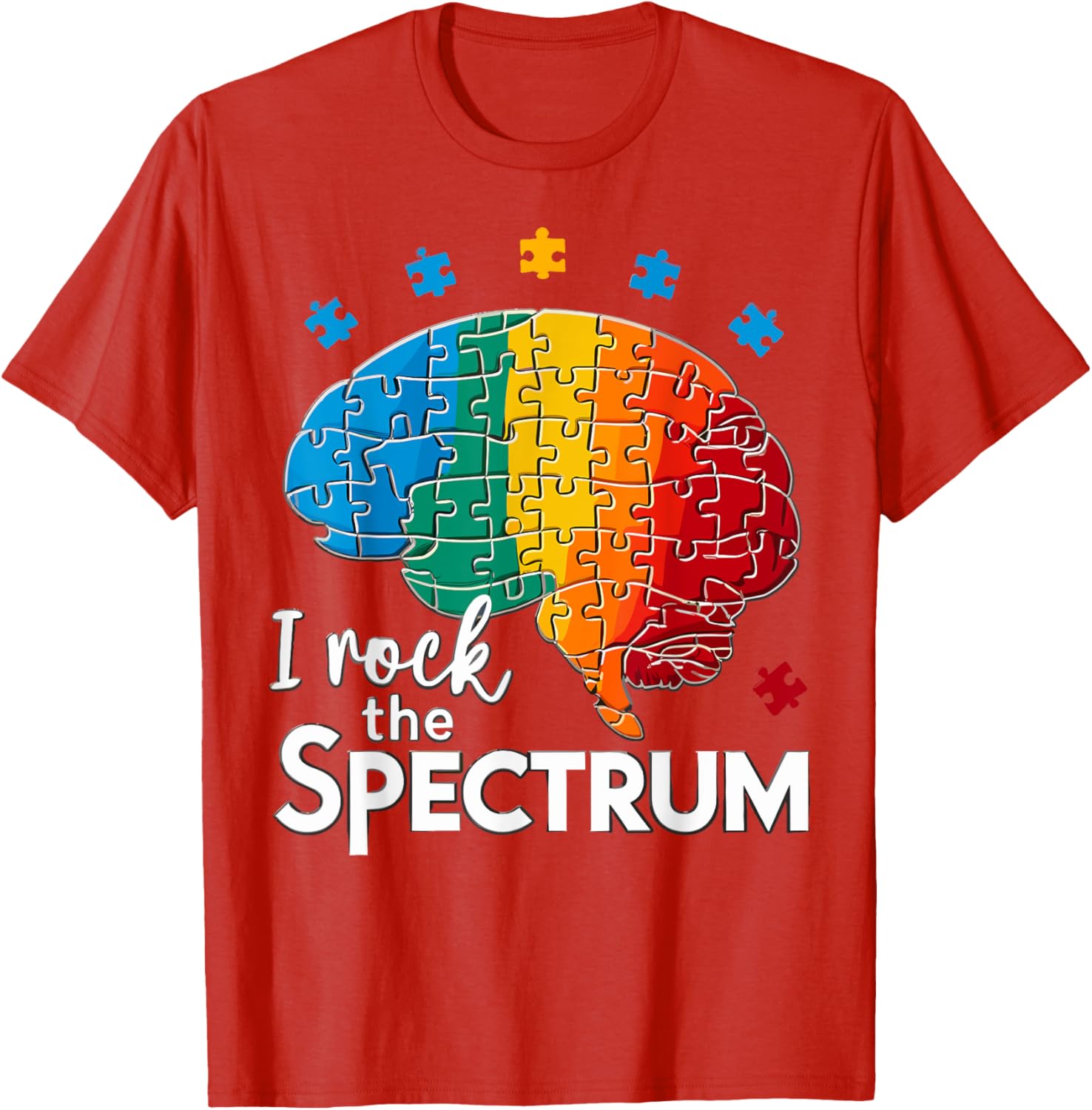 Cute Autism Awareness T-Shirt for Toddlers I Rock The Spectrum Design - 5