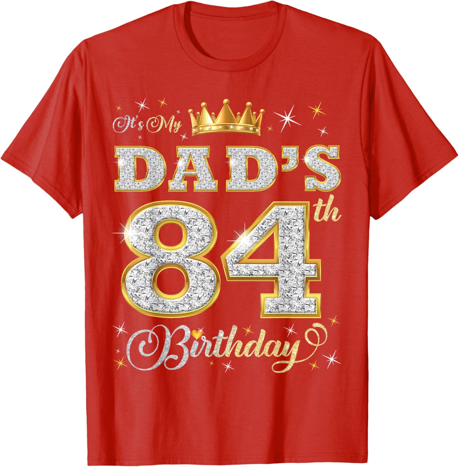 Dad's 84th Birthday T-Shirt Celebrating 84 Years of Love and Life - 3