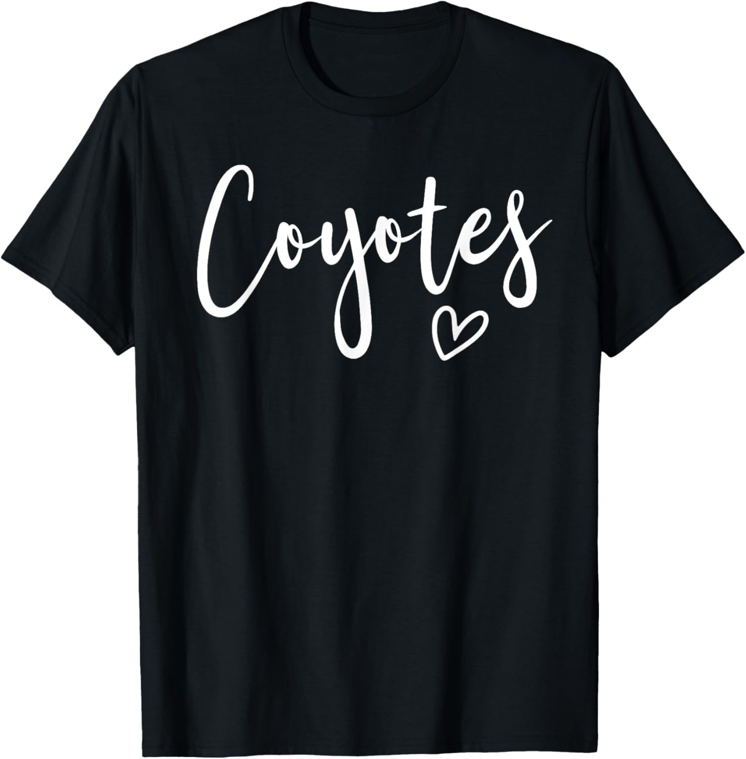 Coyotes High School Mascot Women's T-Shirt Stylish Team Apparel - 12