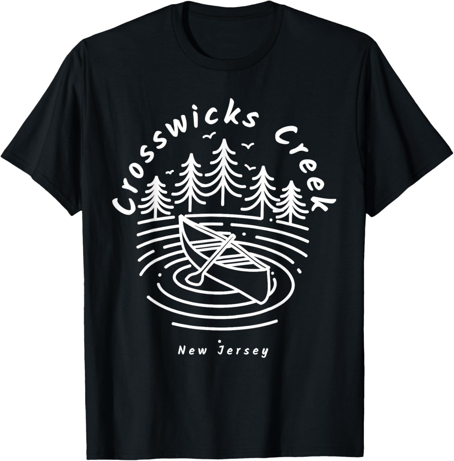 Crosswicks Creek New Jersey T-Shirt Perfect for Locals and Visitors - 8
