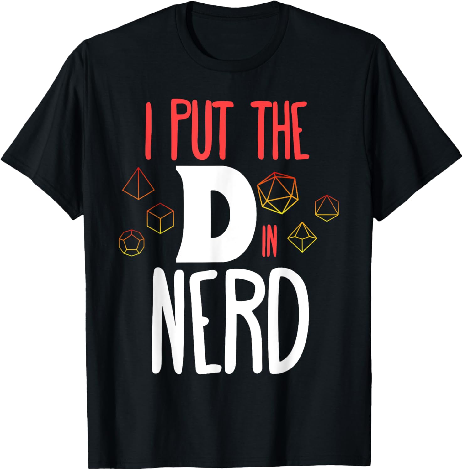 Fun I Put The D In Nerdd Matching Couple Role Playing T-Shirt - 5