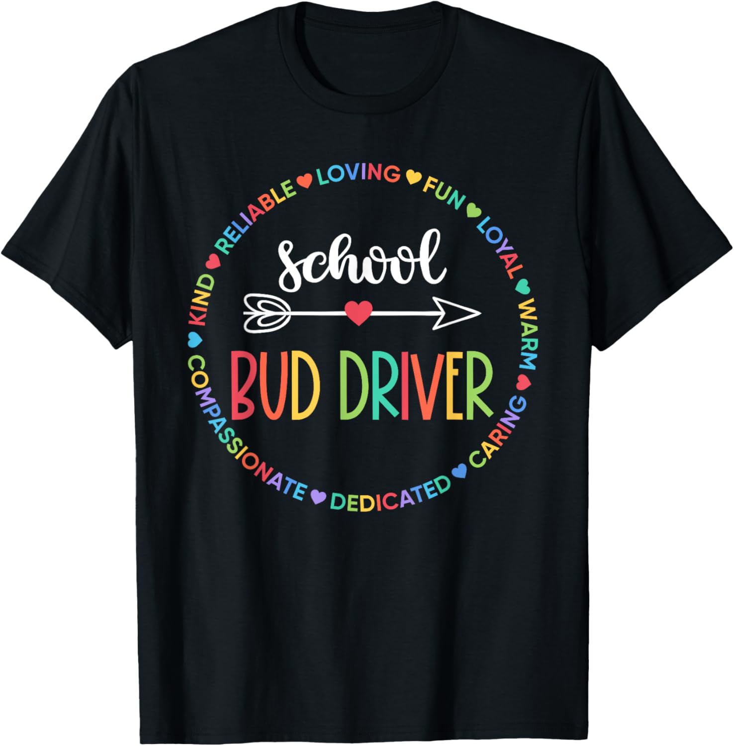 Bus Driver Squad School Bus Driver Appreciation T-Shirt Gift - 8