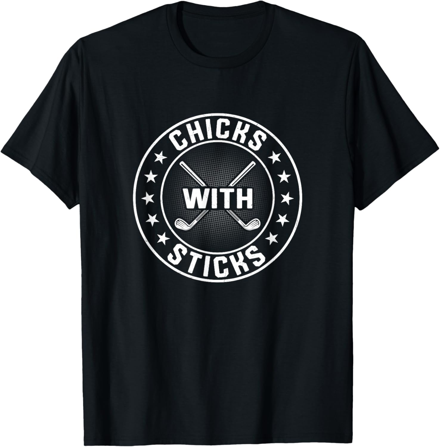 Chicks With Sticks Golf T-Shirt for Women β Fun Golfer Apparel - 14
