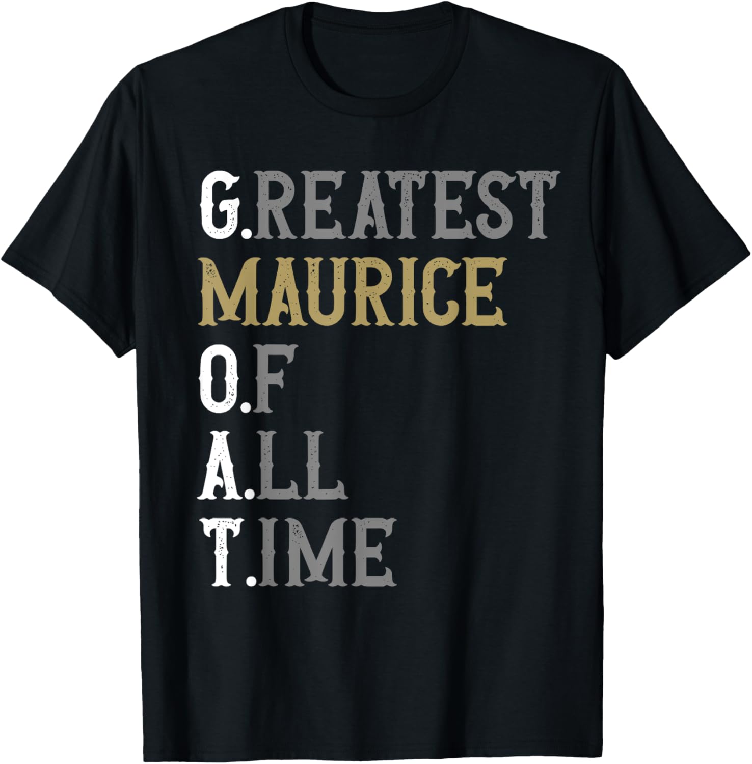 Greatest Maurice of All Time T-Shirt for Fans of Maurice Sportswear - 15