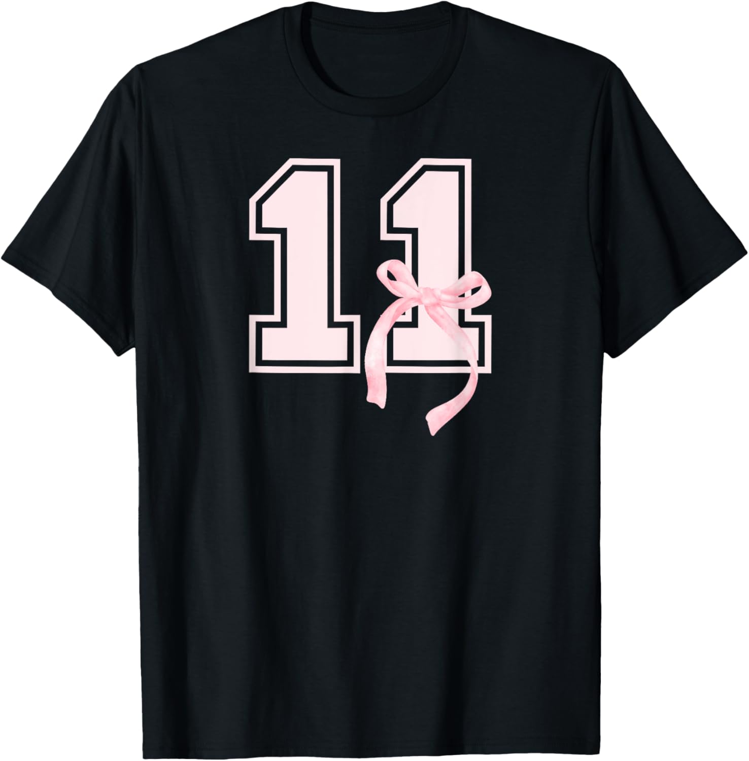 Coquette Bow T-Shirt for 11th Birthday Girls β Fun & Stylish Gift! - 17