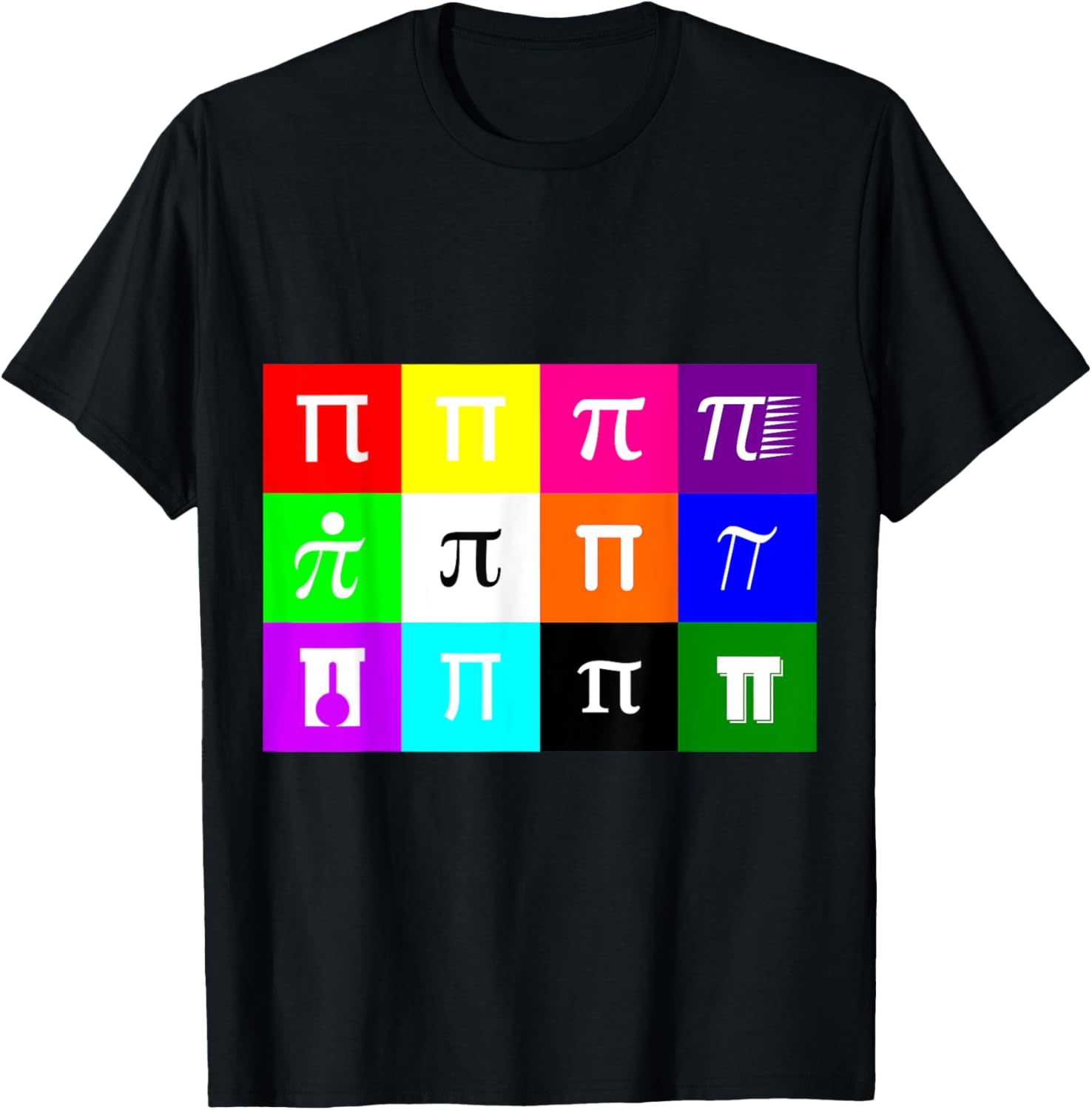 Colorblock Happy Pi Day T-Shirt for Math Geometry Nerds and Geeks - 6