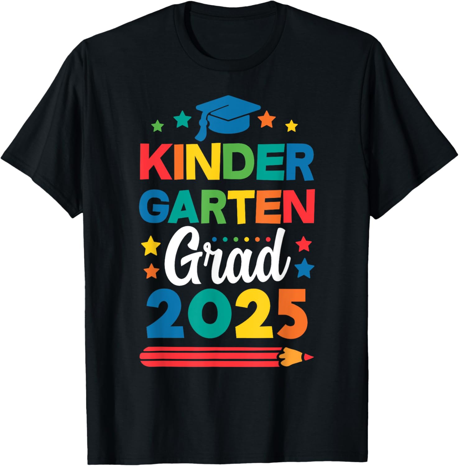 Cute Kindergarten Graduation T-Shirt for Boys and Girls 2025 - 1