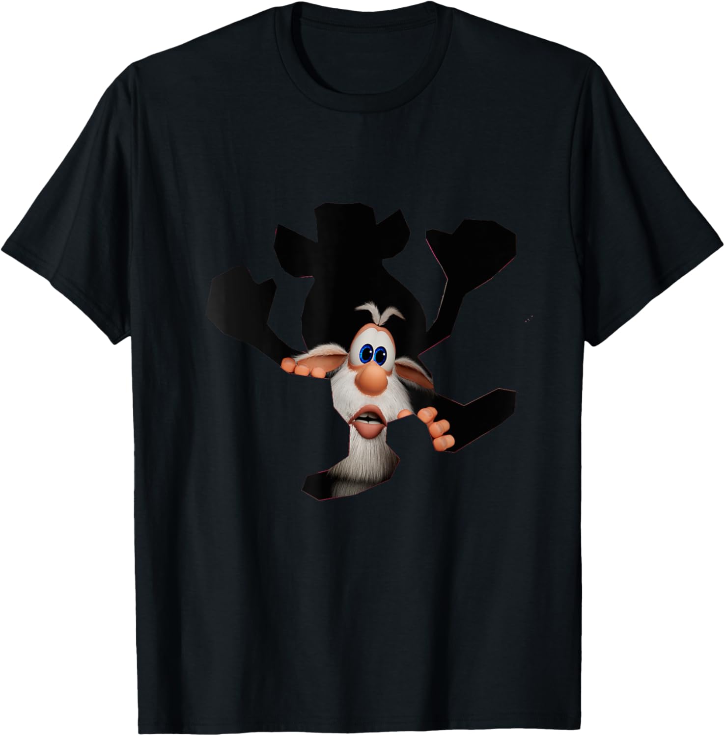 Cool Wall Hole Booba T-Shirt for Unique Casual Style and Comfort - 12
