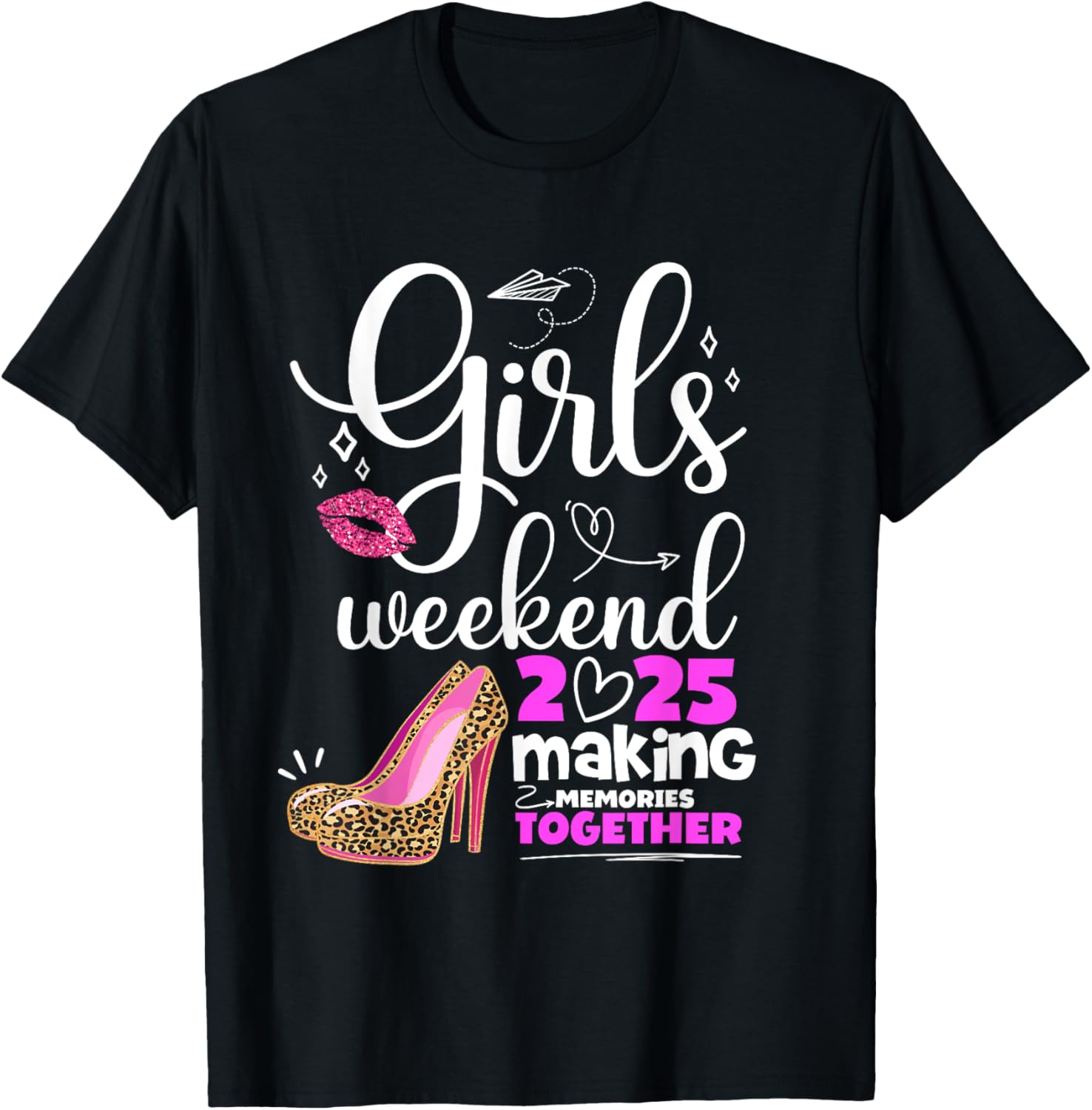 Girls Weekend 2025 Matching T-Shirt for Fun Girls Trip Vibes - 7