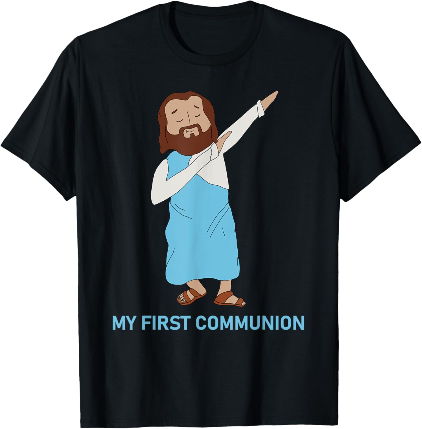 Funny Dabbing Jesus T-Shirt for First Communion - Catholic Gift - 4