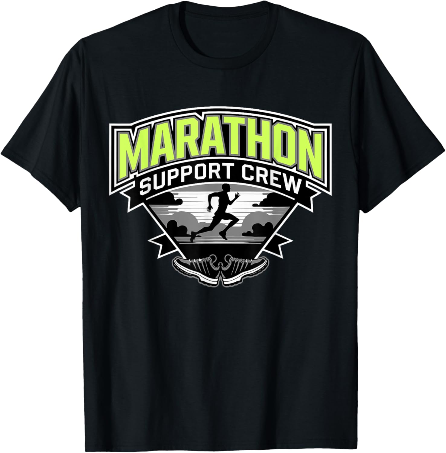Funny Marathon Support Crew T-Shirt for Men and Women, Perfect Gift - 13