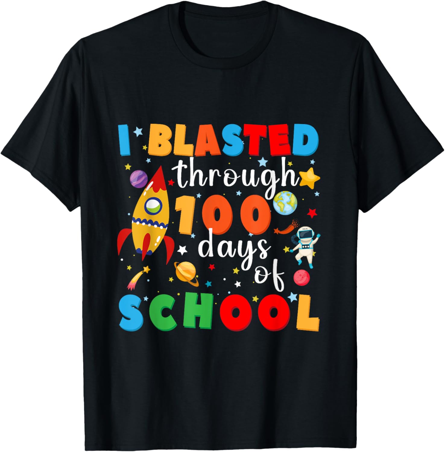 Celebrate 100 Days of School with Our Fun Teacher T-Shirt for Staff - 9