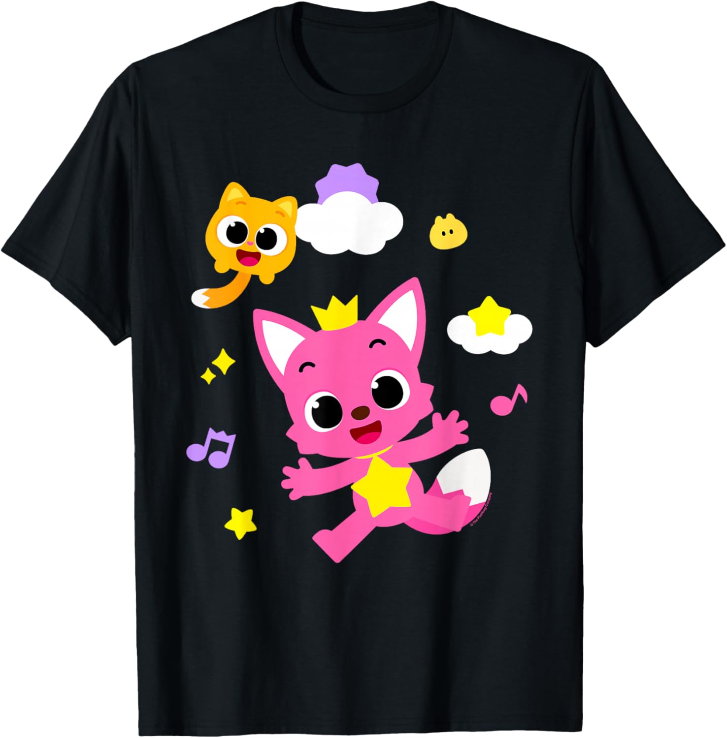 Cute Pinkfong and Ninimo Clouds T-Shirt for Kids - Fun and Stylish Wear - 2