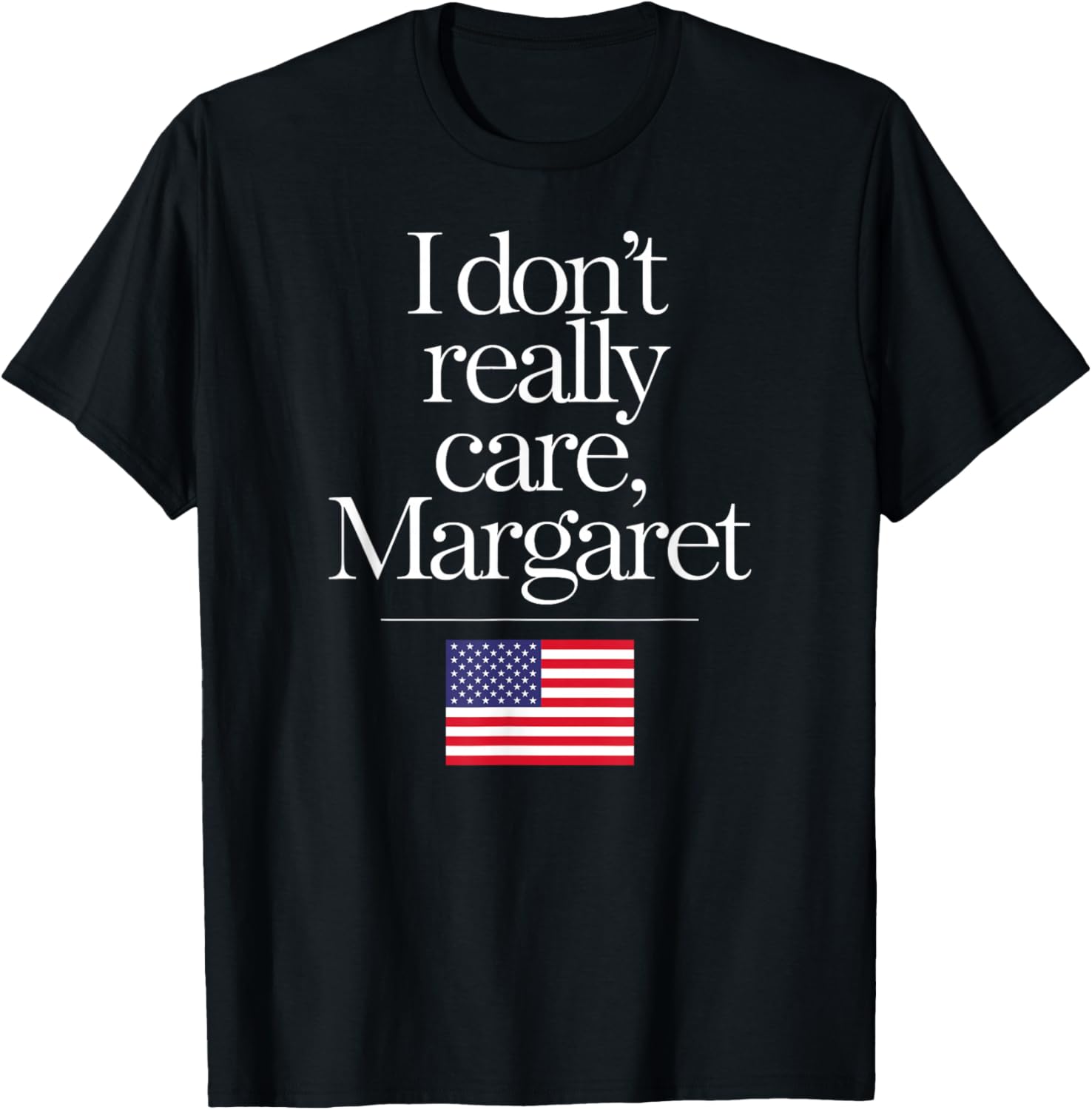 Funny Minimalist JD Vance T-Shirt I Don't Really Care Margaret Design - 10