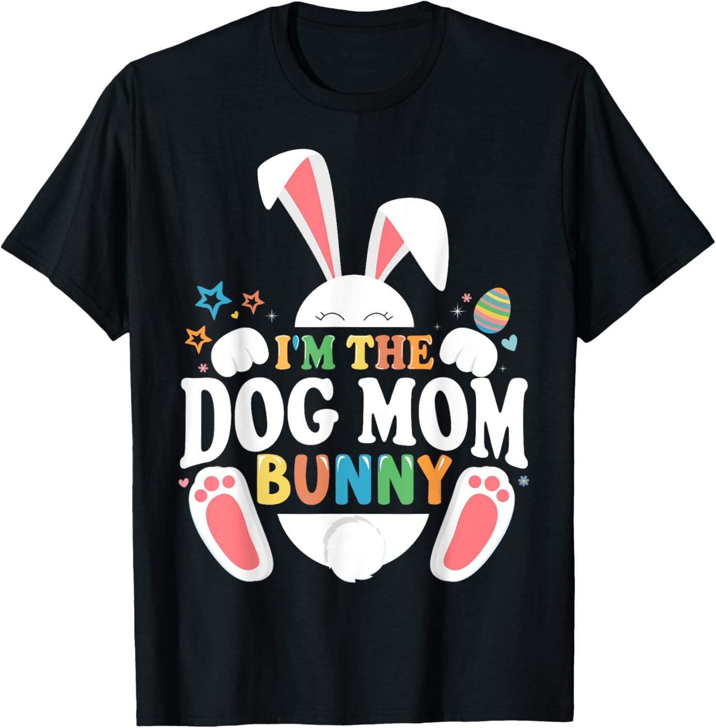 Fun Easter Matching T-Shirt for Dog Moms and Families - Bunny Design - 3