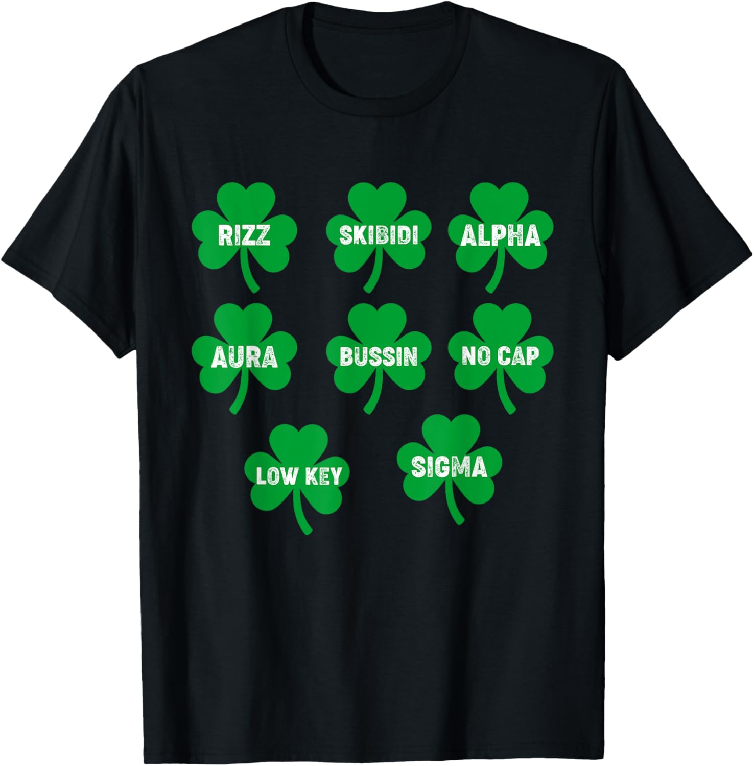 Funny Skibidi St. Patrick's Day Clover T-Shirt for Festive Celebration - 11