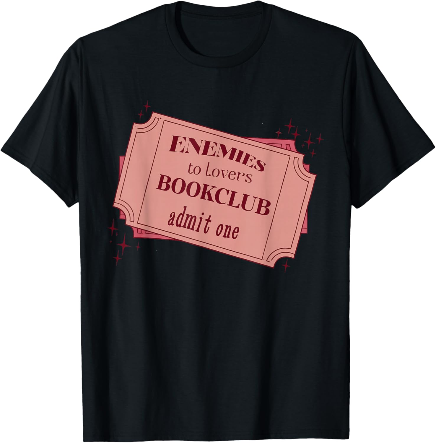 Enemies to Lovers Bookclub Romance Reader T-Shirt for Book Lovers - 8