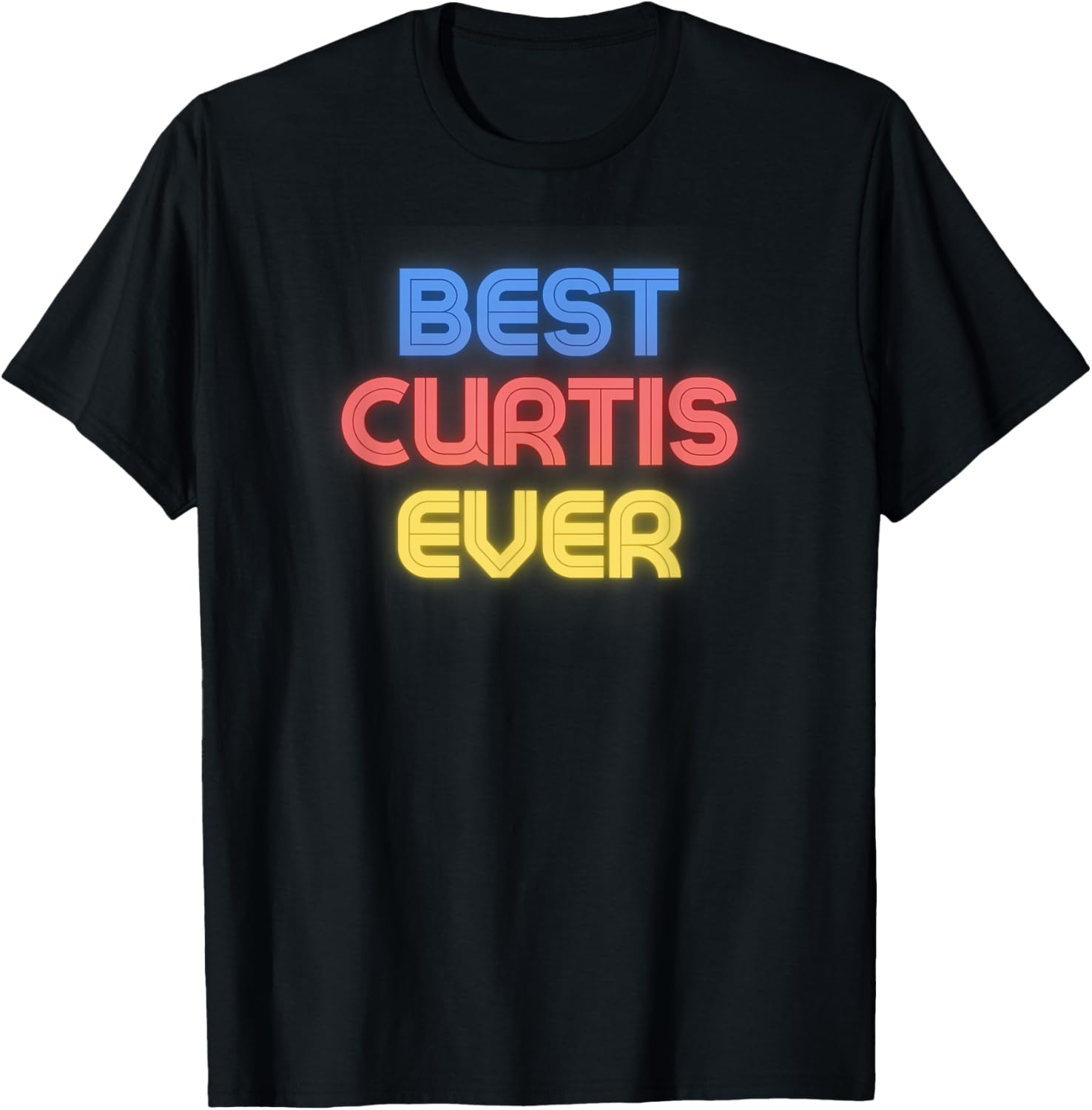 Funny Curtis Name T-Shirt - Best Curtis Ever Graphic Tee for Men and Women - 1