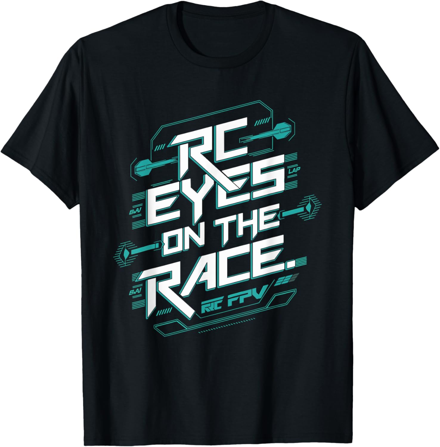 Competitive RC Car Racing FPV T-Shirt for Remote Control Hobbyists - 1